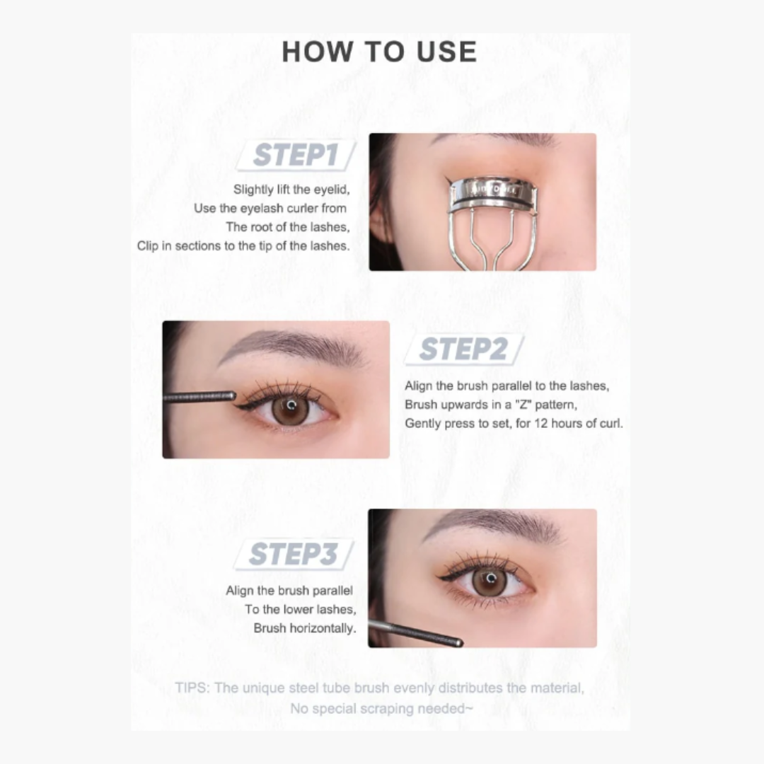Judydoll - 3D Curling Eyelash Iron Mascara - Classic (2 Colors)