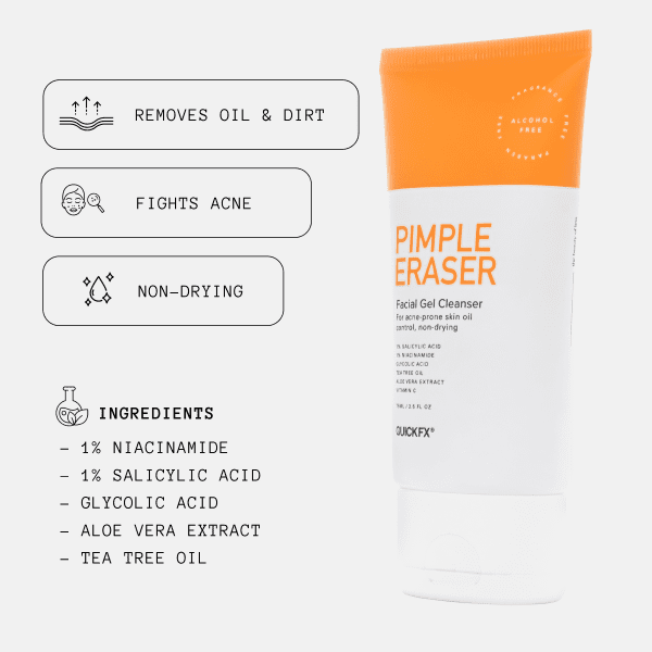 QUICKFX - Pimple Eraser Facial Gel Cleanser