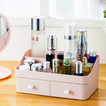 Dalkom Beauty - Two Drawers Makeup Organizer