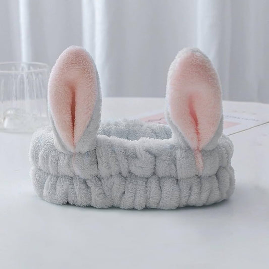 Rabbit Ear Grey Headband