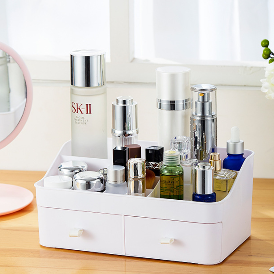 Dalkom Beauty - Two Drawers Makeup Organizer